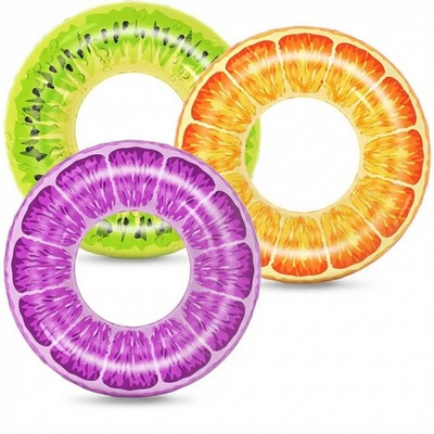 Fruit Pattern Inflatable Swim Ring