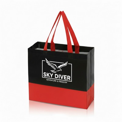Two Tone Laminated Non Woven Tote Bag