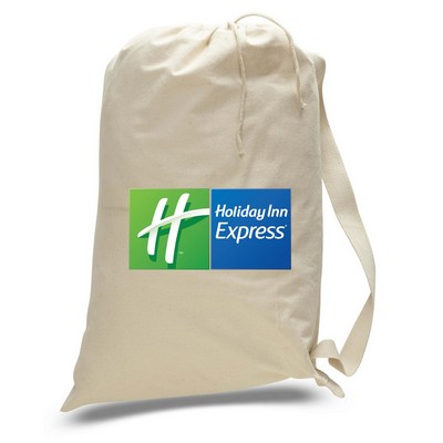 Small 12 Oz. Canvas Drawstring Laundry Bag (18"x24")
