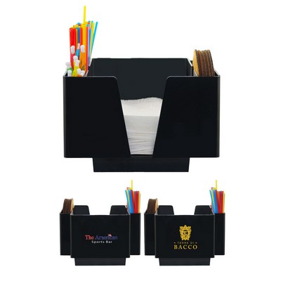 Three Compartment Napkin Bar Caddy