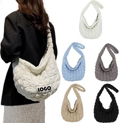 Large Capacity Quilted Tote Bag