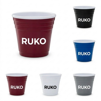 Union Printed 2 Oz Colored Hard Plastic Shot Glasses