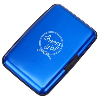 Credit Card Holder Small RFID Blocking Wallet Business Metal Slim Mini Aluminum Hard Case