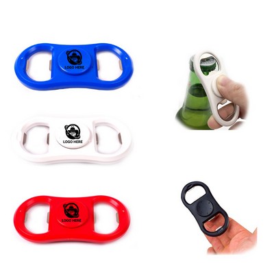Fidget Spinner Bottle Opener with Dual Opener Design