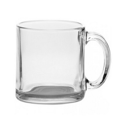 13 oz. Import Clear Glass Coffee Mugs
