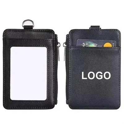 Leather Id Badge Holder
