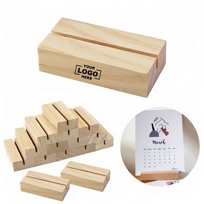Elegant Wood Place Card Holders for Events