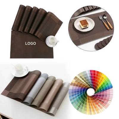 PVC Hotel Western Food Table Insulation Placemat