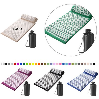Acupressure Mat And Pillow Set