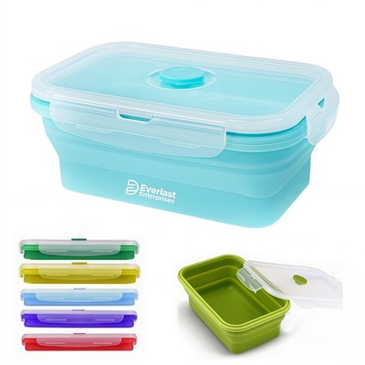 17 Oz Silicone Collapsible Lunch Box