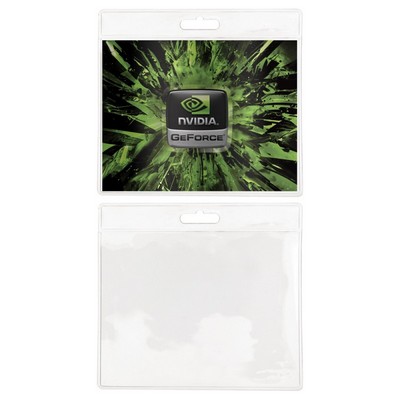 Blank Clear ID/Badge Holder