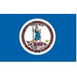 2'x3' Virginia State Nylon Outdoor Flag - Style C
