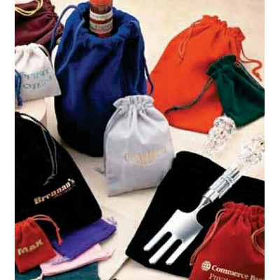 Velvet Drawstring CD/Mug Pouch (6 3/4"x7 1/4")