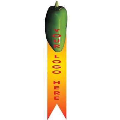 Jalapeno Bookmark w/ Black Back