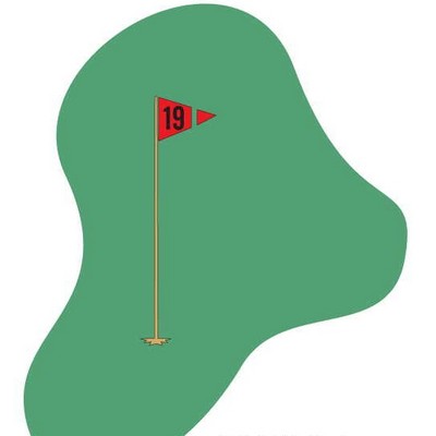 Golf Course Green Maxi Magnet (4 Square Inch)