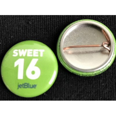 1" Round Button