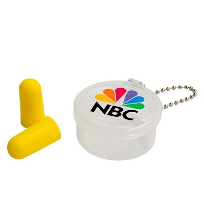 Round Case w/Ear Plugs