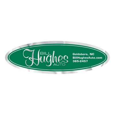 Car-Cal Dealer Decal | Oval | 1 1/2" x 4 3/4" | Brushed Chrome