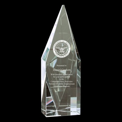 Crystal Diamond Tower Award (9¾")