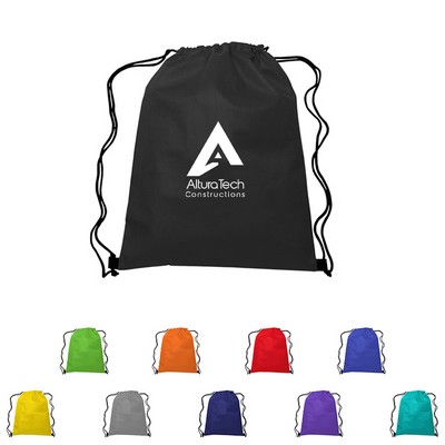 13.5" w x 16.5" h Drawstring Non-Woven Bag