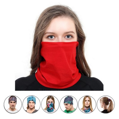 Plain Red Neck Gaiter In Stock