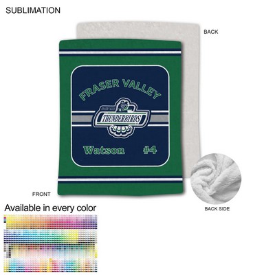 Team Blanket in Plush and cozy Mink Flannel Fleece, Queen Bed Size, Sublimated (60"x80")