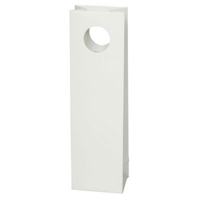 Die Cut Handle Eurotote 1 bottle Wine Bags (4.5"x3.38"x15.5") Round Handle