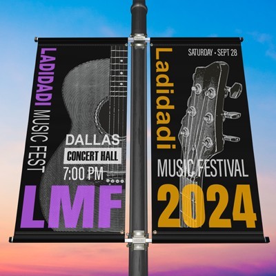 Avenue Banners 3' x 8' Double Sided Print