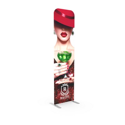 Premier Tube Banner Stand 24"x90" - Double Sided