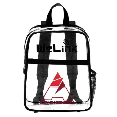 Compact Clear PVC Stadium Approved Backpack