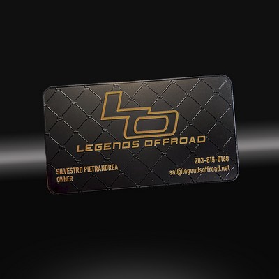 Black Card with Velveteen Texture