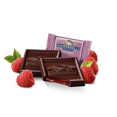 Ghirardelli® Dark Chocolate Raspberry Squares
