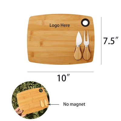 3" 1 Bamboo Cheese Board Set