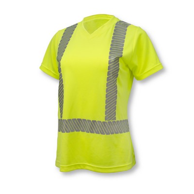 Radians® Class 2 High Visibility Women's Safety T-Shirt with Max-Dri™