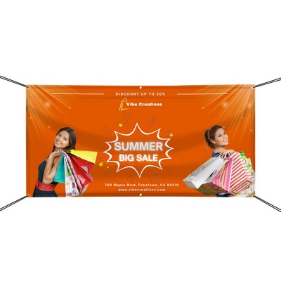 Custom Ultra Premium Vinyl Banners (1' x 1ft/SQFT) - Single Sided