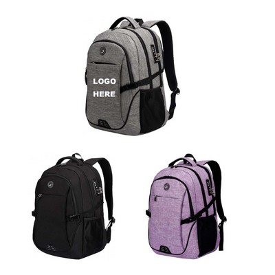 Laptops Backpack With USB Charging Port