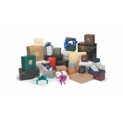 Matte Colors on Kraft Gift Box (9"x9"x6")