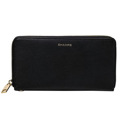 Champs Luggage Gala Collection Leather Wallet Size 8.75"X4.25