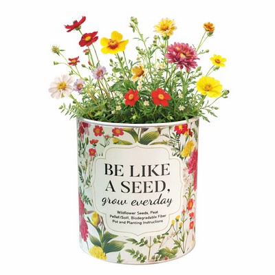 Be Like a Seed, Grow Everyday Garden in Eco-Friendly Grocan