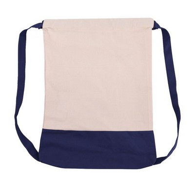 11oz Cotton Canvas Drawstring Backpack