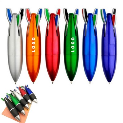 4" 1 Rocket Shape Ballpoint Pen