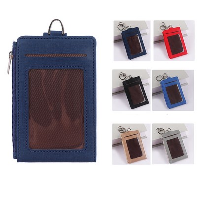 Zipper Badge Holder
