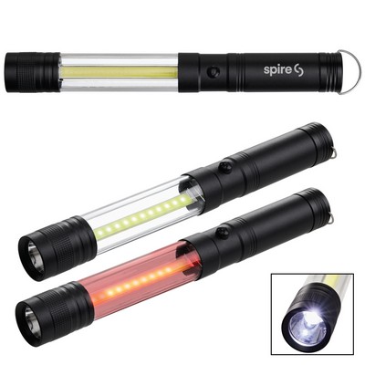 Tactical COB LED Magnetic Emergency Flashlight