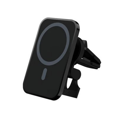 15W Fast Charging Aluminum Alloy Magnetic Car Wireless Charger