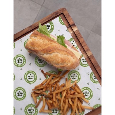 Full Color 1-Sided Food Safe Paper (10" x 10")