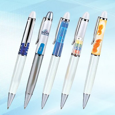 Liquid Floating Pen with Customizable Floater for Fun and Creative Design with Smooth Writing