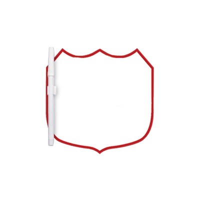 8" x 8" US Shield Custom Memo Board with Magnets or Tape on Back