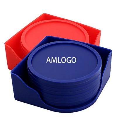Heat-Resistant Silicone Drink Coasters