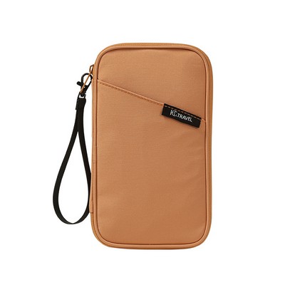 Thickened Oxford Cloth Document Bag Large Capacity Passport & ID Organizer Multi-functional Case