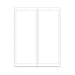 PEEL n SEAL™ Blank 2-Up Interior Addendum Sticker